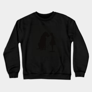 My best friend, the girl and her dog Crewneck Sweatshirt